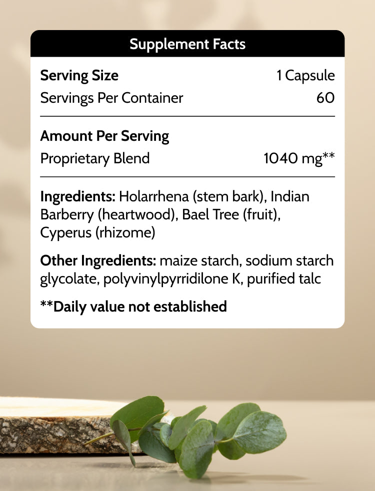 Herbal Diarrhea Defense